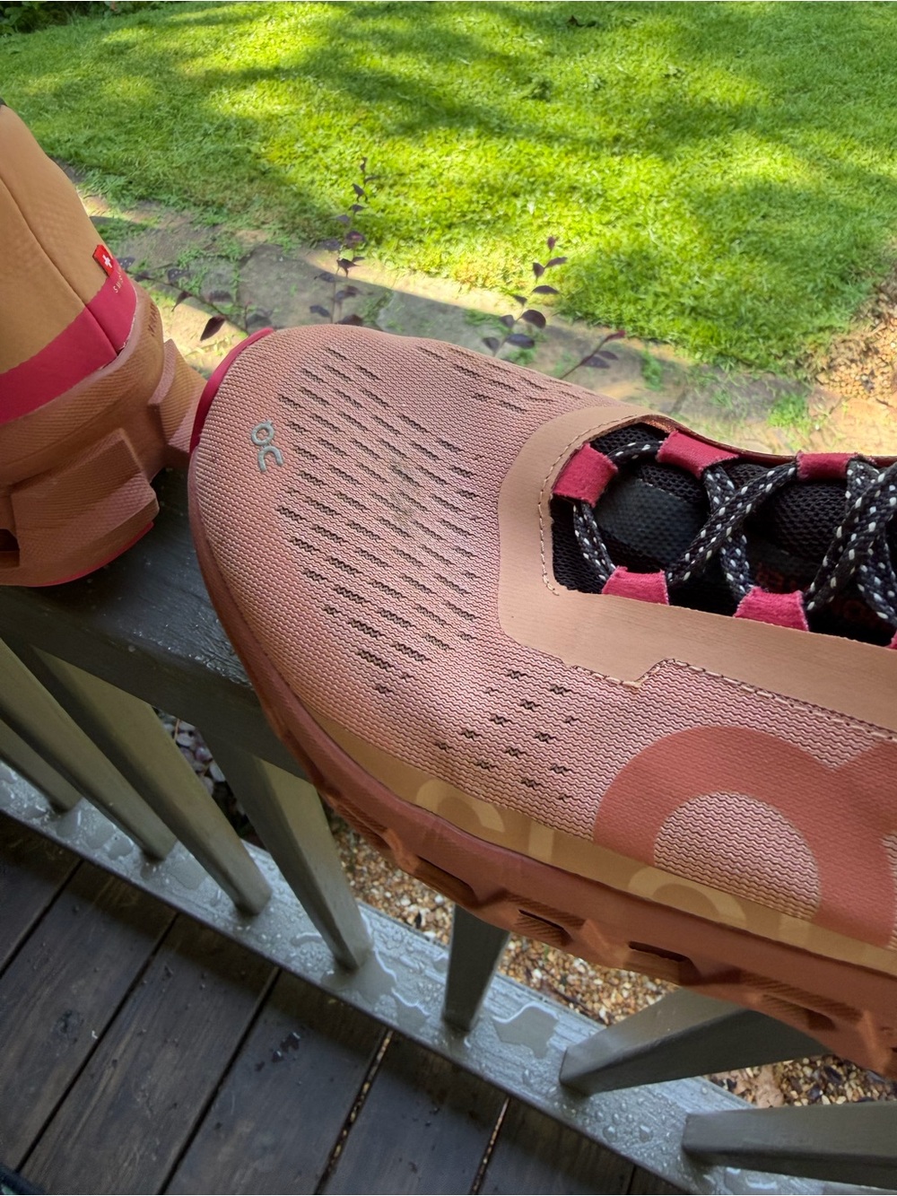 On Running Cloudmonster Rose Pink Women's Athletic Shoes Size 9 - Picture 15 of 16